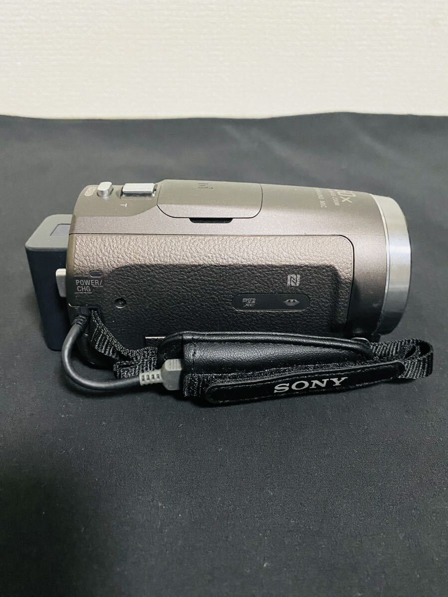 SONY ソニー HDR-CX680 デジタルビデオカメラ Handycam ハンディカム ブロンズブラウン 2017年製 現状品_画像2