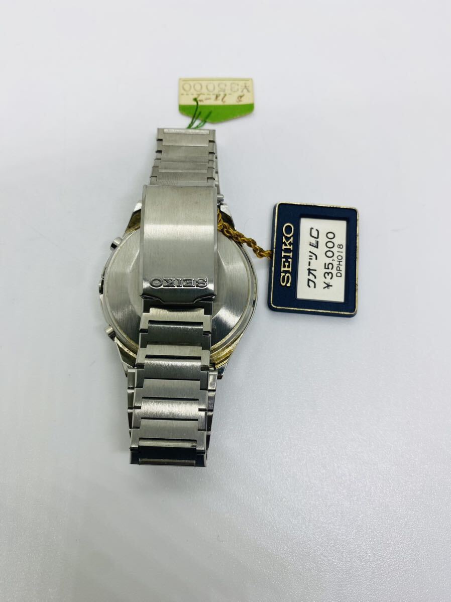 希少　SEIKO セイコー LC 0644-8000 スクエア デジタル文字盤 クオーツ　メンズ腕時計 デッドストック　動作未確認　ジャンク品　(14)_画像4