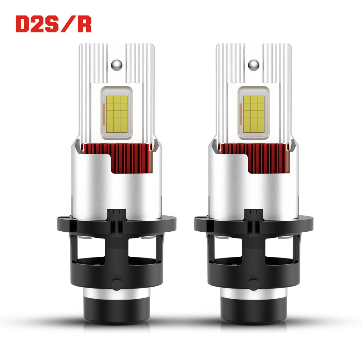 送料無料/1年保証 D2S/D2R HID交換用 明るいLED化ヘッドライト【デリカD5 CV5W H19,1～ H31,1 綺麗なカツトラインOK/40W/18000ルーメンの画像9