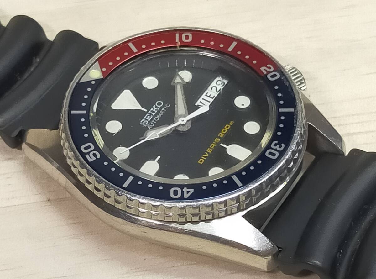 現状渡し セイコー SCUBA DIVER'S 7S26-0030 Vintage SEIKO diver watch 自動巻 ボーイズ の画像5