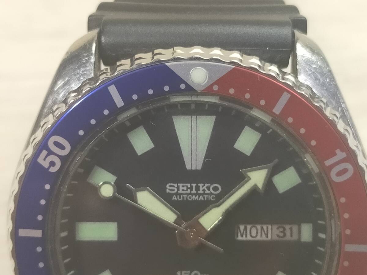 現状渡し セイコー ダイバー腕時計 6309-729A Vintage SEIKO diver watch 自動巻 150m_画像2