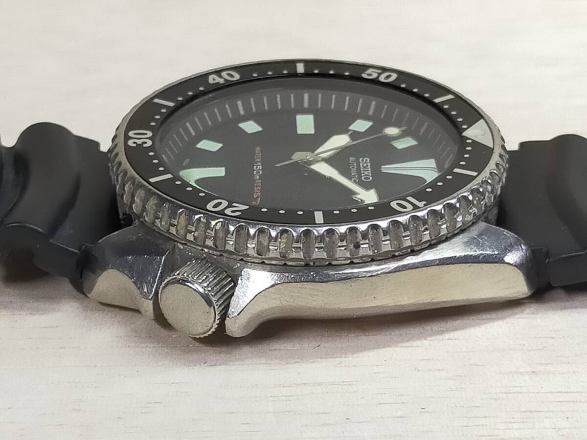現状渡し セイコー SCUBA DIVER'S 7002-7001 Vintage SEIKO diver watch 自動巻 150m_画像6