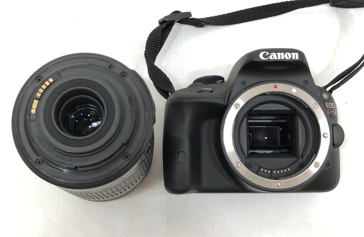 ■52 Canon EOS kiss X7・EFS 55-250mm 1.1m/3.6ft デジタル一眼レフカメラ ボディ・レンズセット ブラック【中古】キヤノン_画像9