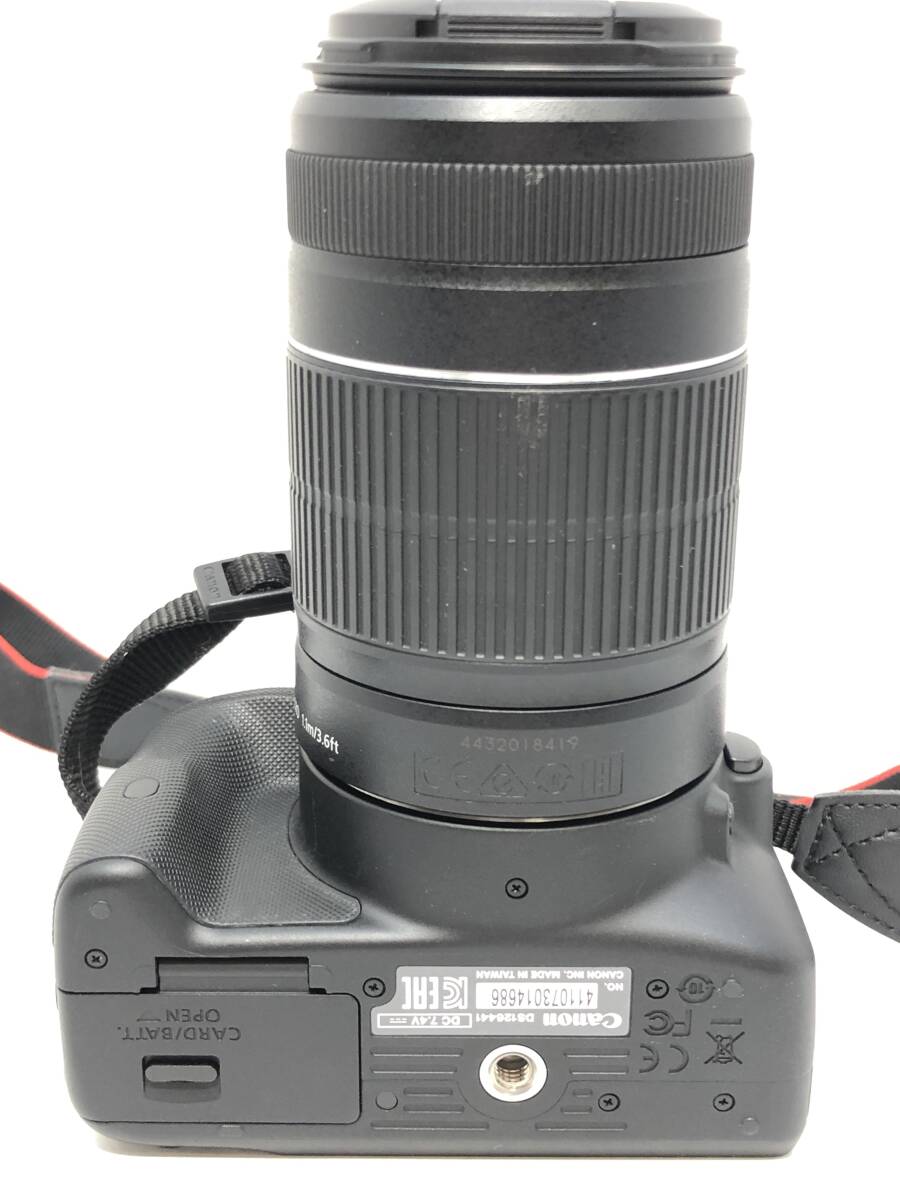 ■52 Canon EOS kiss X7・EFS 55-250mm 1.1m/3.6ft デジタル一眼レフカメラ ボディ・レンズセット ブラック【中古】キヤノン_画像7