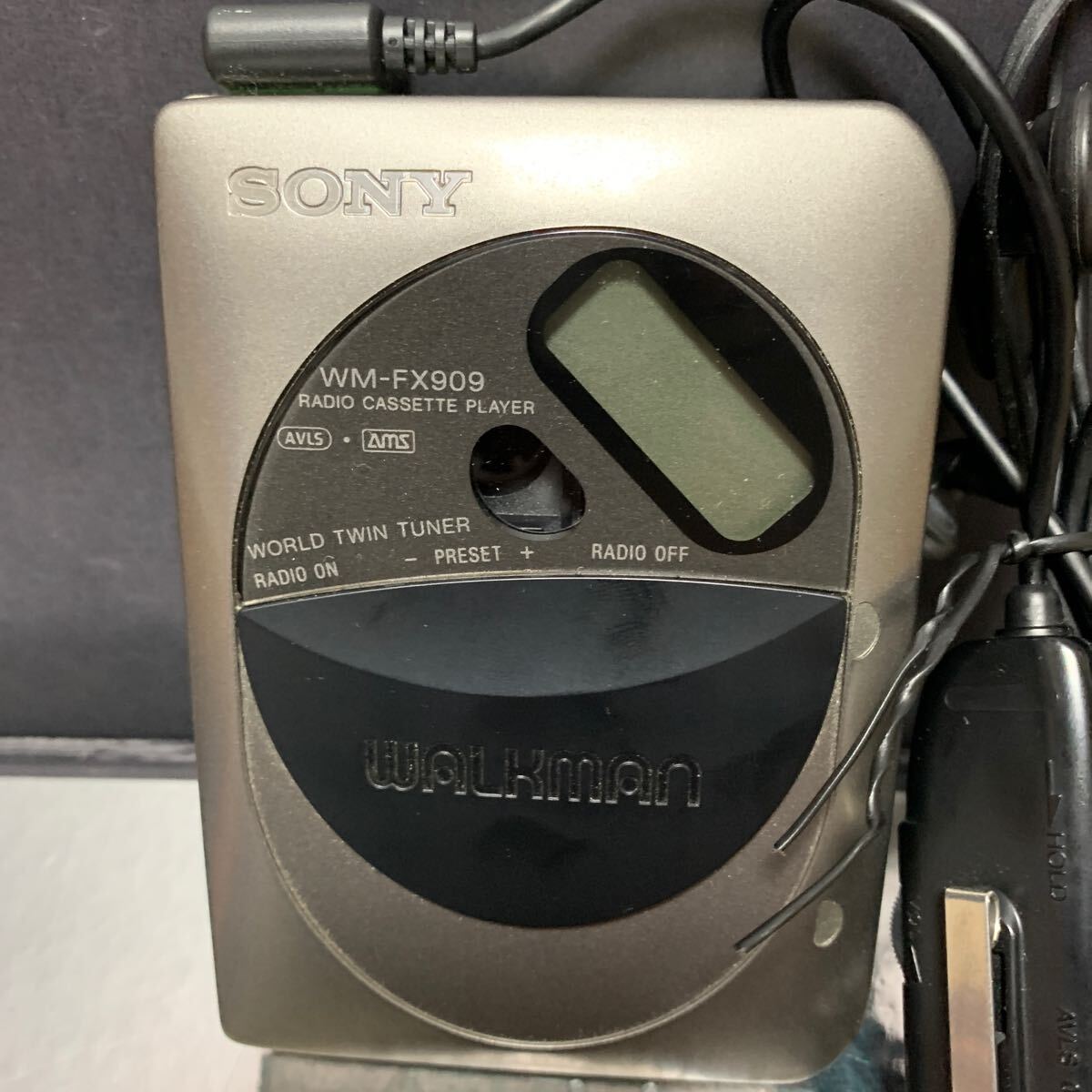 SONY ソニー WALKMAN カセットウォークマン WM-FX909 ウォークマン 動作未確認 ジャンク品_画像2