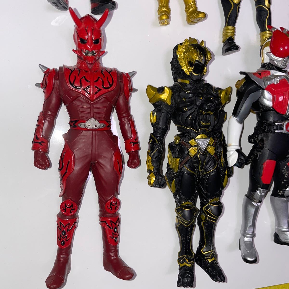 RE308a ジャンク 仮面ライダー バンダイ ソフビ フィギュア 人形 パワーレンジャータイムフォース多数いろいろまとめてセット 1円〜の画像2