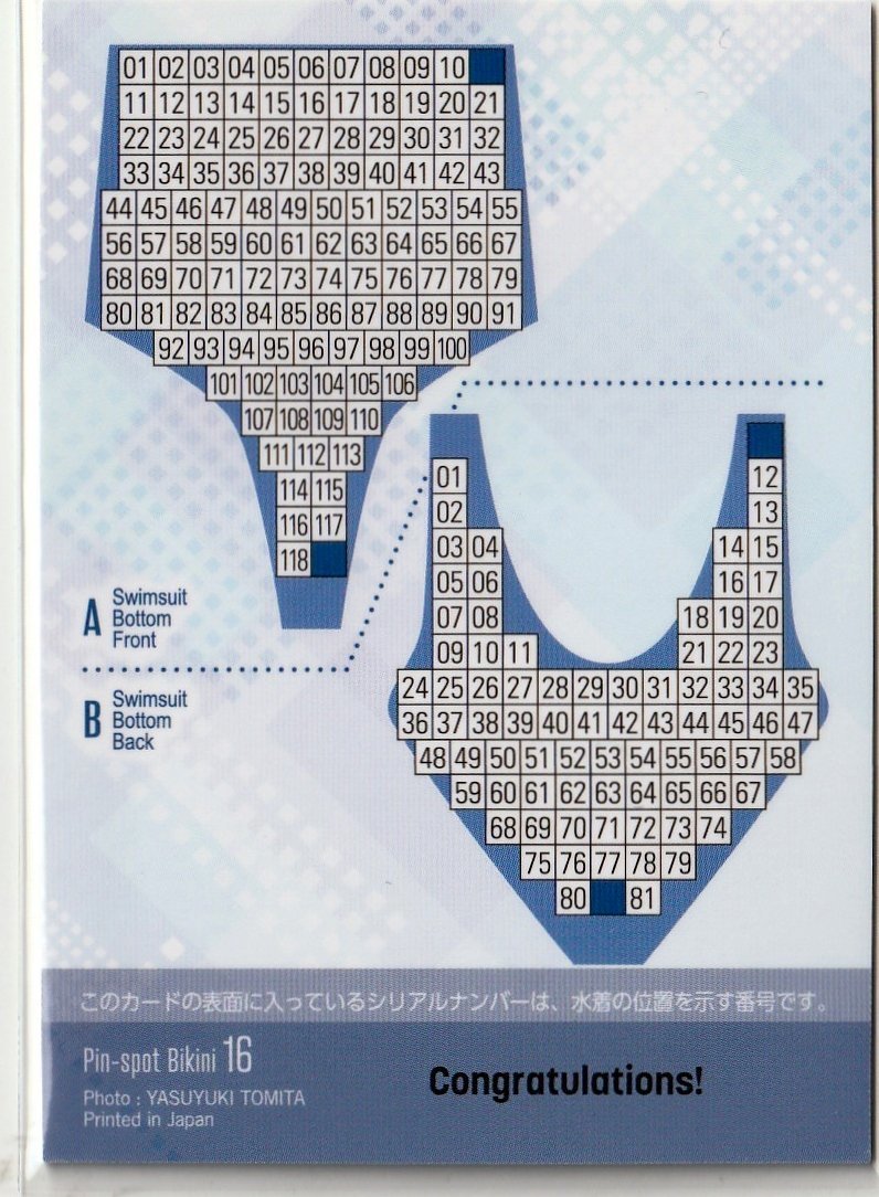 【RaMu~2024~】41/118 ピンスポビキニカード16(パンティフロント) スーパーレア トレーディングカードの画像2