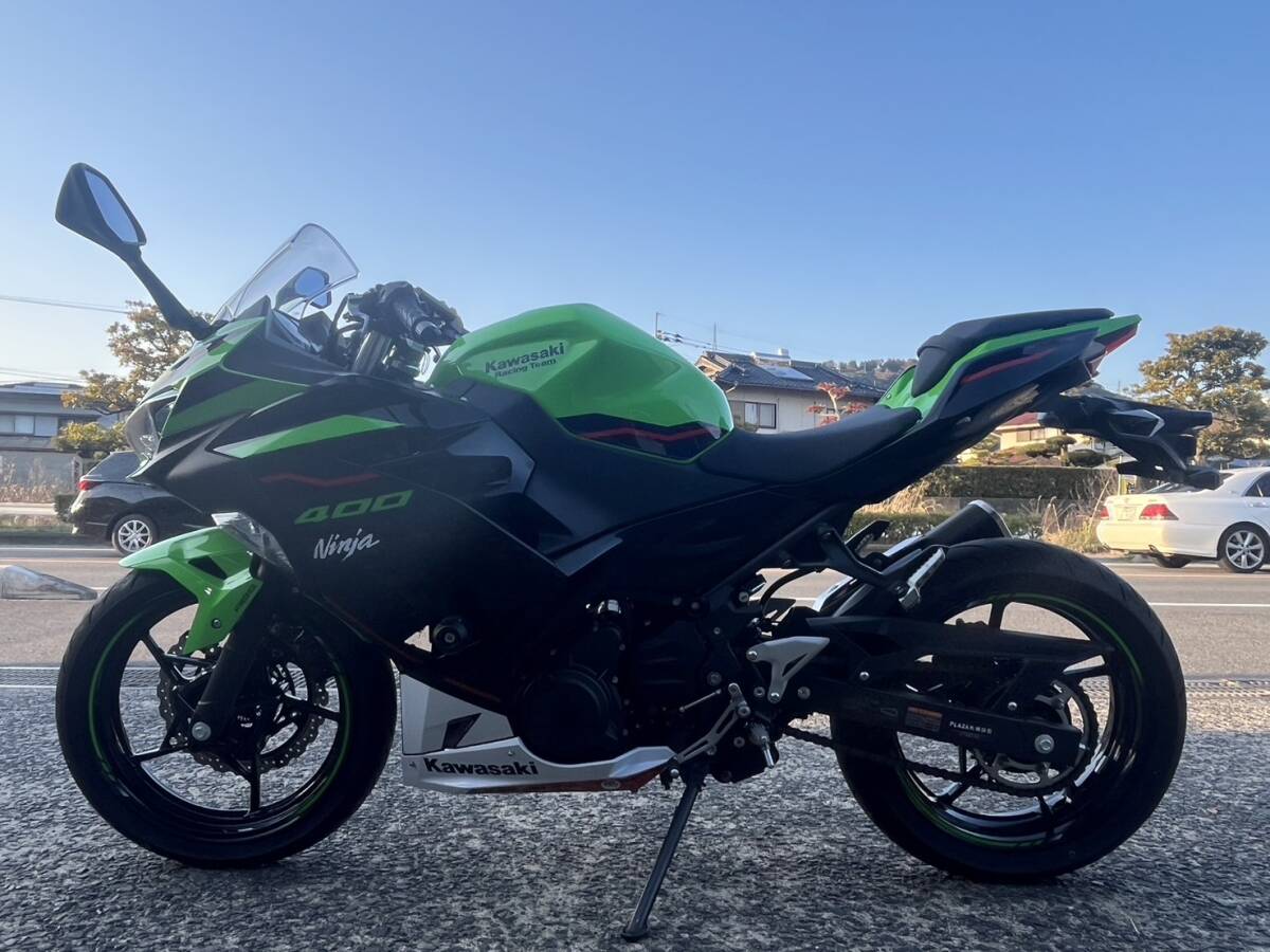 カワサキ Ninja400 EX400G 中古 車検付きR7.6月まで 走行距離少なめの画像4