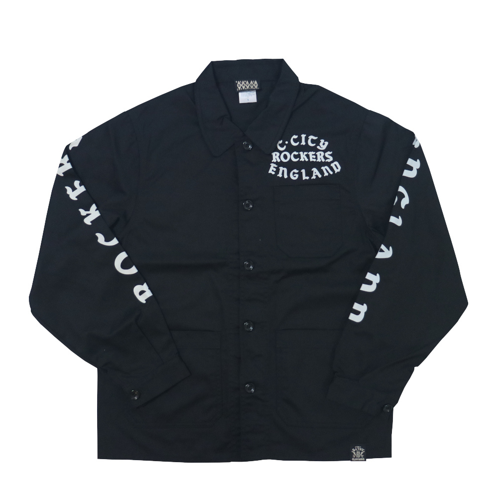 ジャケット カバーオール ロカビリーファッション メンズ ブランド C.CITY Coverall Jacket サイズL_画像6