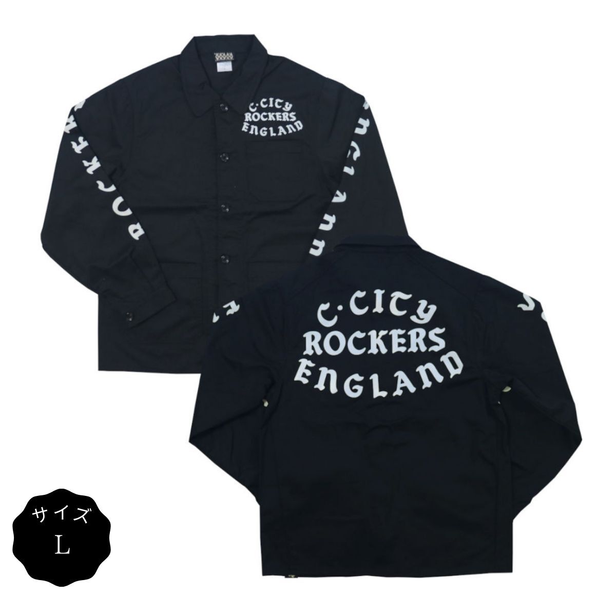 ジャケット カバーオール ロカビリーファッション メンズ ブランド C.CITY Coverall Jacket サイズL_画像1