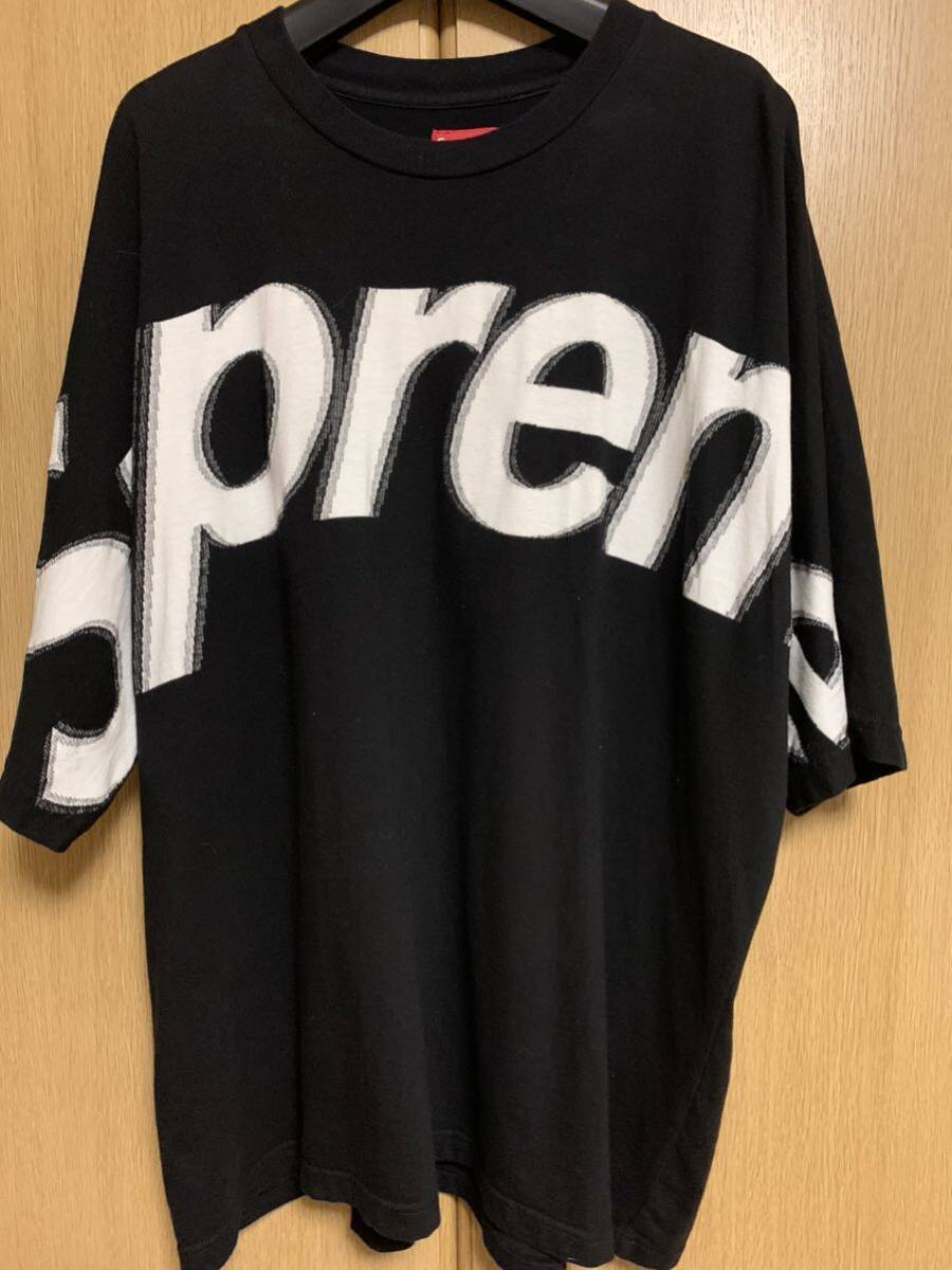 Lサイズ Supreme Intarsia S/S Top Black シュプリーム インターシャ Tシャツ ブラック　黒_画像1