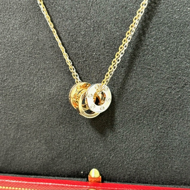 【Cartier】カルティエ ネックレス 6ダイヤモンド LOVE 750 箱_画像8