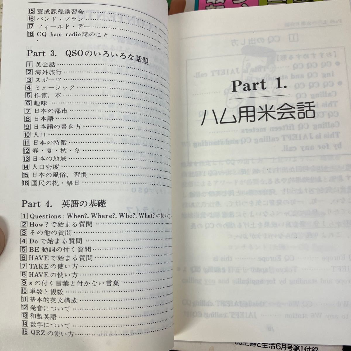  out of print * ham for rice conversation - America person ham. wrote -W9PQN Roy E. Waite work Showa era 63 year CQ publish company * English / amateur radio /DX QSO*7251