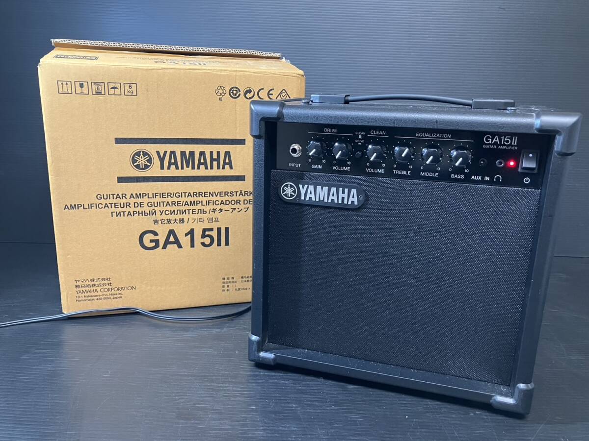 吉斉M103 YAMAHA ヤマハ ギターアンプ GA15Ⅱ 音響機材 オーディオ 使用2回 美品 動作品_画像1