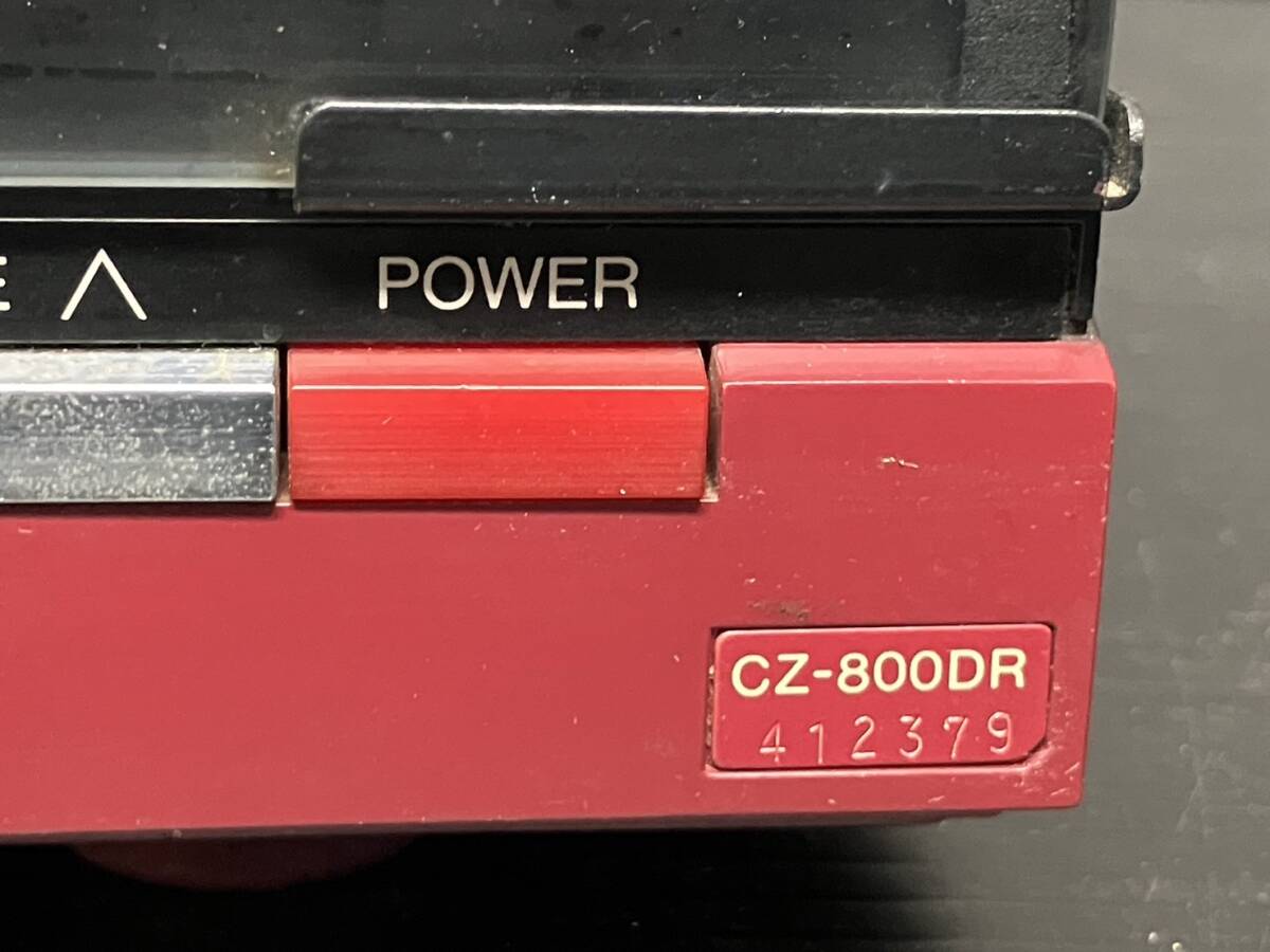 夏斉M83 SHARP シャープ カラーテレビジョン受信機 CZ-800D 1982年製 昭和レトロ アンティーク 当時物 動作未確認 コレクション 現状品の画像4