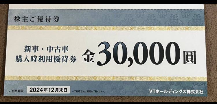 VTホールディングス 株主優待冊子 1冊 有効期限2024年12月末日の画像2