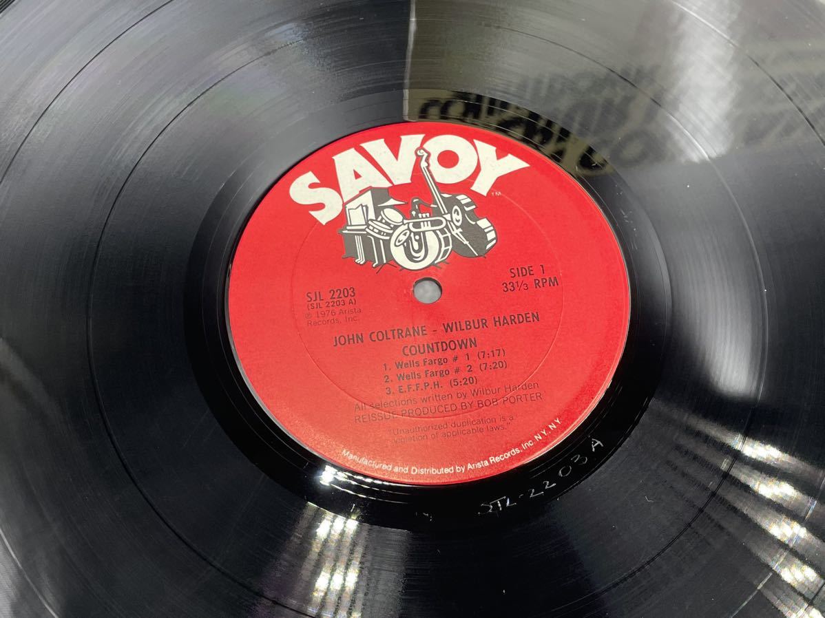 １８１３　レコード　ＬＰ　John Coltrane-Wilbur Harden Countdown The Savoy sessions_画像3
