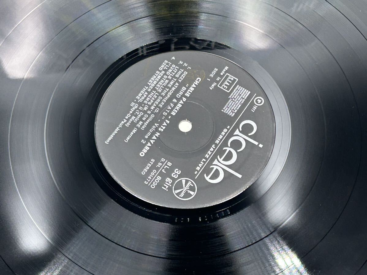 １８８４ レコード ＬＰ チャーリーパーカー Bird&Fatsの画像3