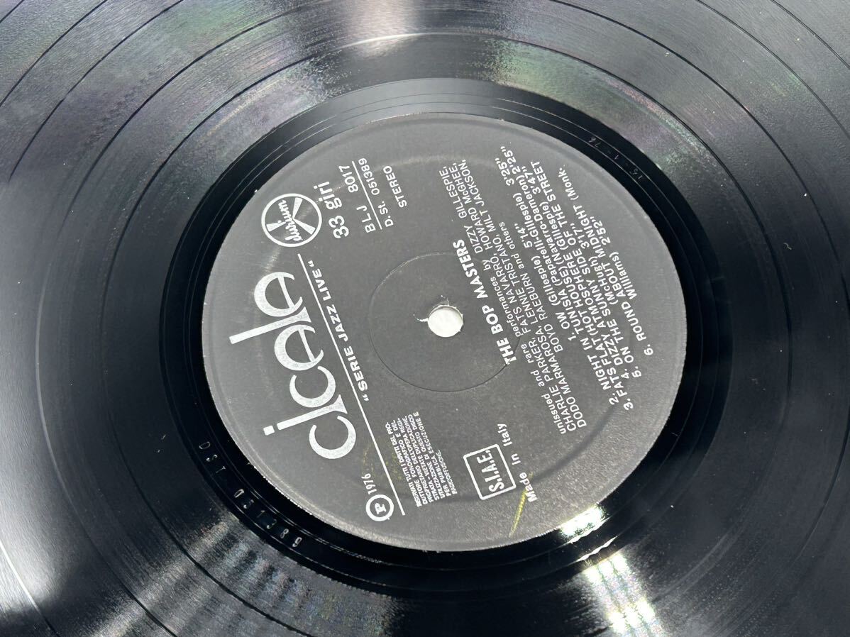 １８９４ レコード ＬＰ ＴＨＥ ＢＯＰ ＭＡＳＴＥＲＳ チャーリーパーカーの画像4