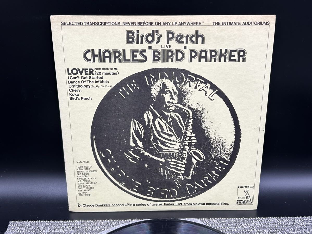 １９５４ レコード Charlie Parker「Birds Perch」LP（12インチ）の画像2