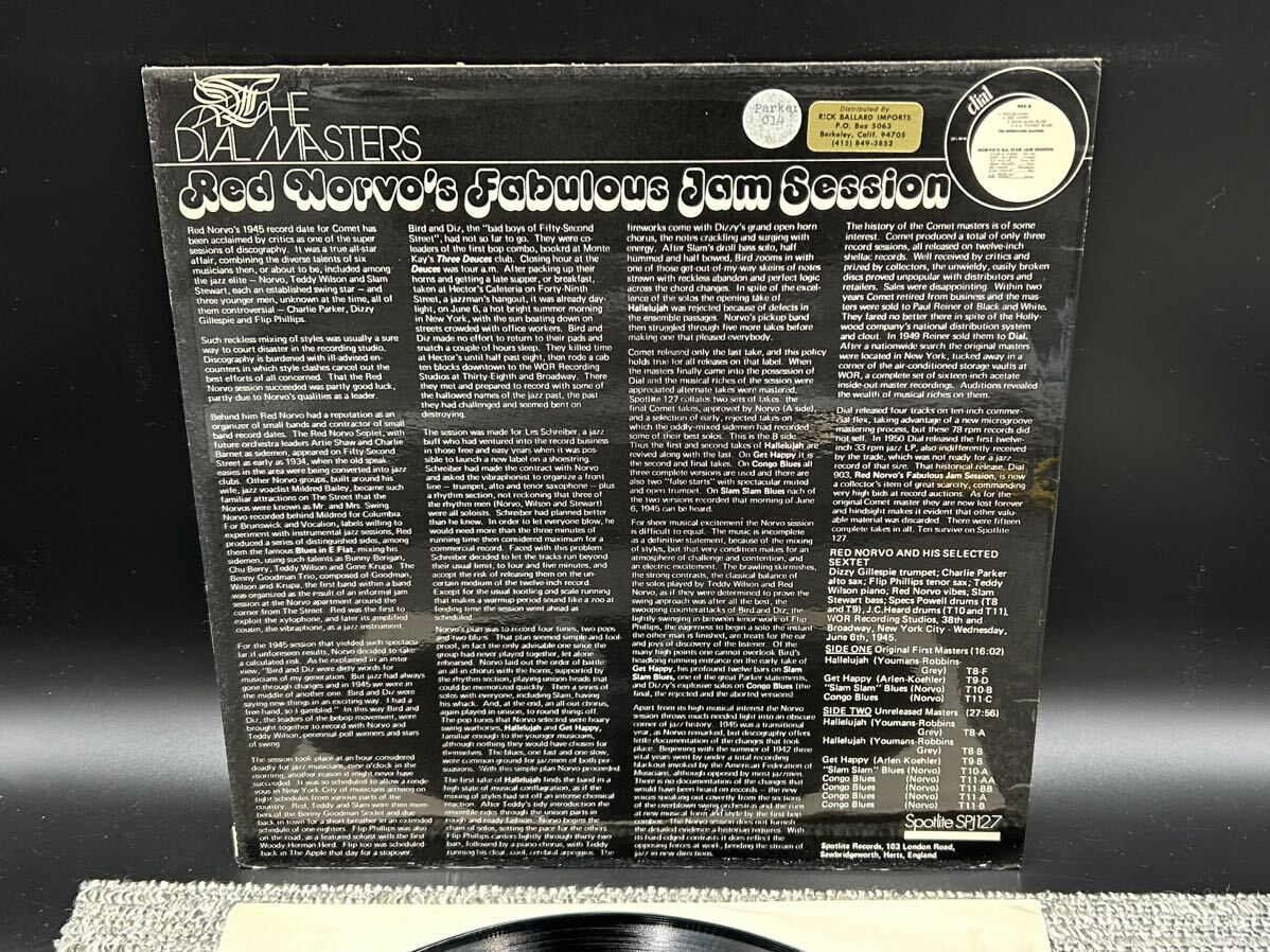 １９６０ レコード ＬＰ Red Norvo's Fabulous Jam Session SPJ 127-Aの画像5
