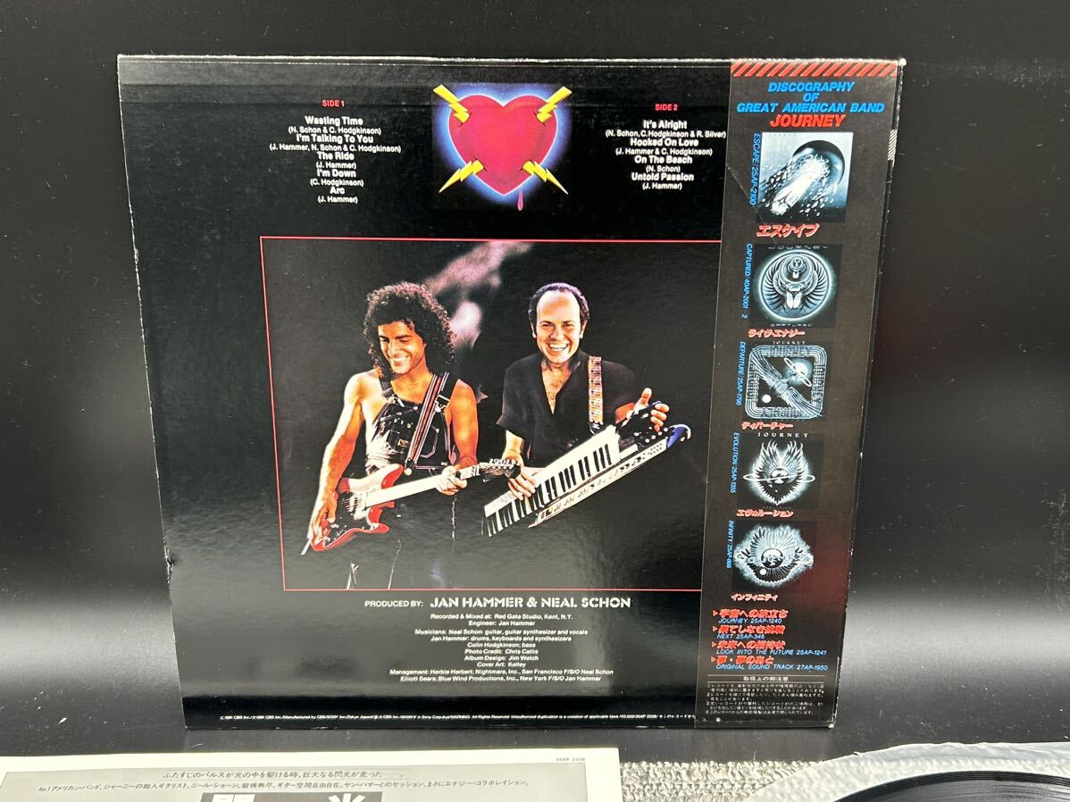 ２０８５ レコード ＬＰ ニール・ショーン&ヤン・ハマー NEAL SCHON and JAN HAMMER/閃光 UNTOLD PASSION 25AP 2228らの画像6