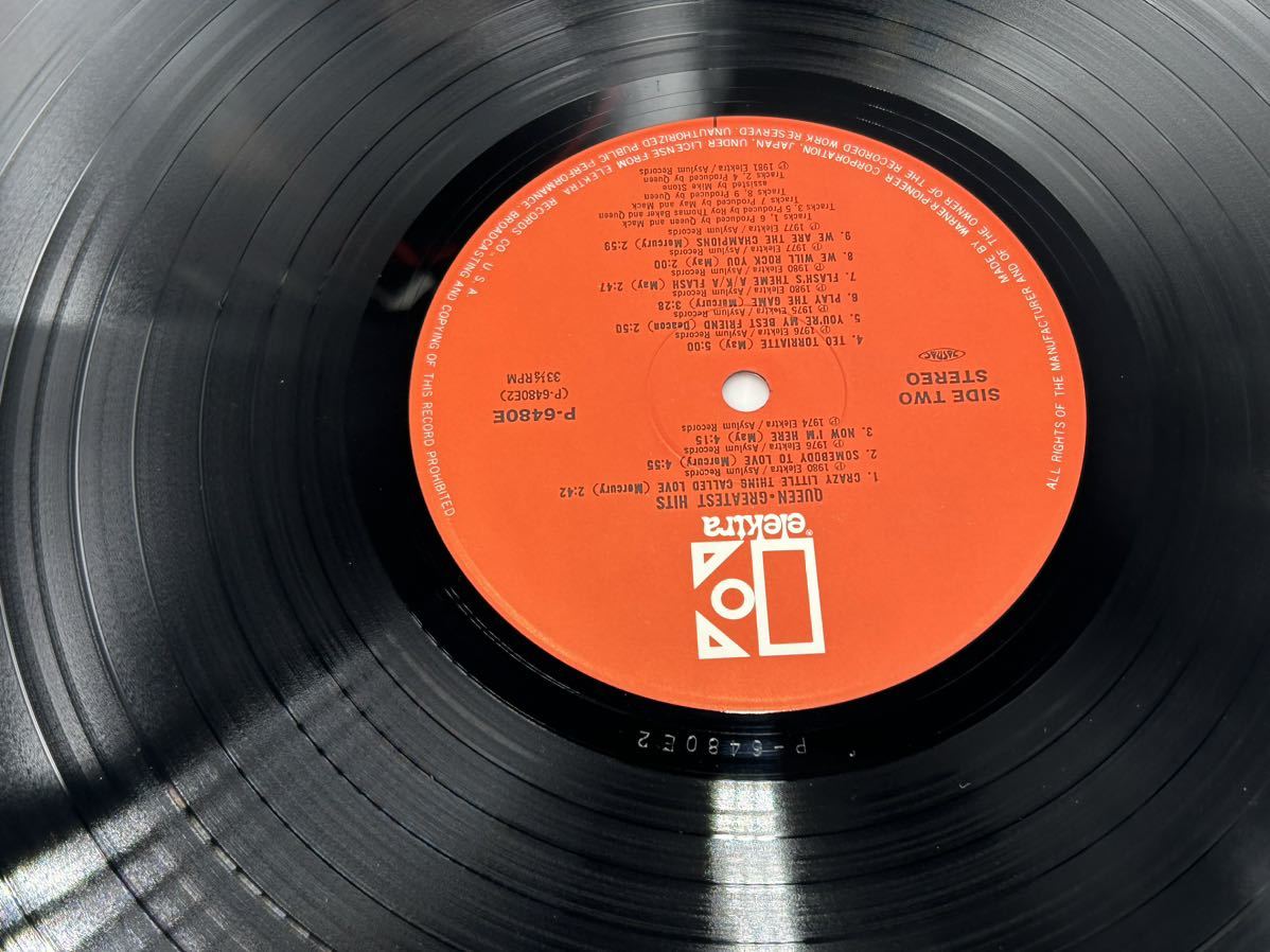 １７８３ Queen (クイーン)「Greatest Hits(グレイテスト・ヒッツ)」LP（12インチ）/Elektra(P-6480E)/洋楽ロックの画像6