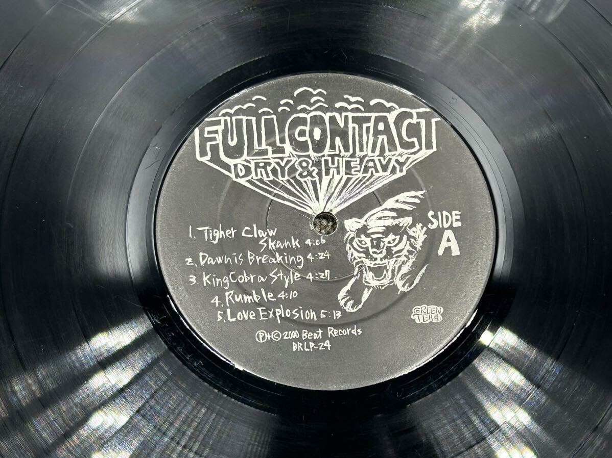 ２１１４ レコード ＬＰ DRY & HEAVY「Full Contact」日本人ルーツロックレゲエバンド名盤!!の画像5