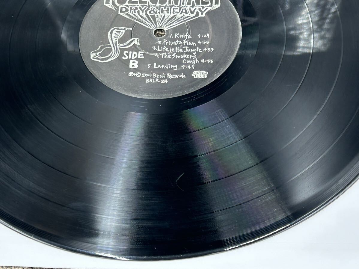 ２１１４ レコード ＬＰ DRY & HEAVY「Full Contact」日本人ルーツロックレゲエバンド名盤!!の画像8