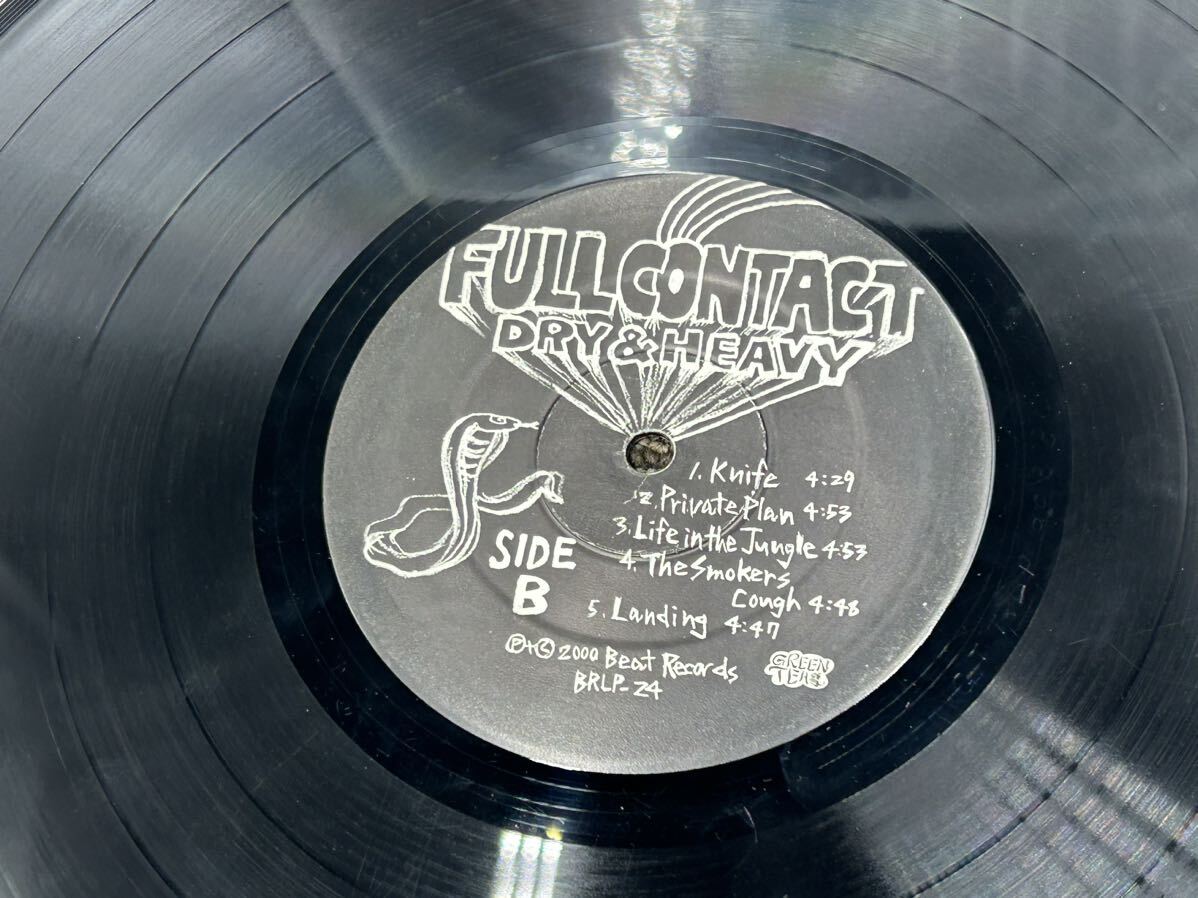 ２１１４ レコード ＬＰ DRY & HEAVY「Full Contact」日本人ルーツロックレゲエバンド名盤!!の画像7