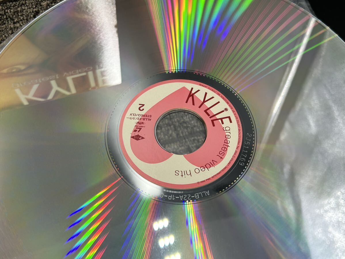 ２１１５ レコード ＬＰ LD / カイリー・ミノーグ KYLIE GREATEST VIDEO HITS / 日本コロムビア / ALLB-22の画像5