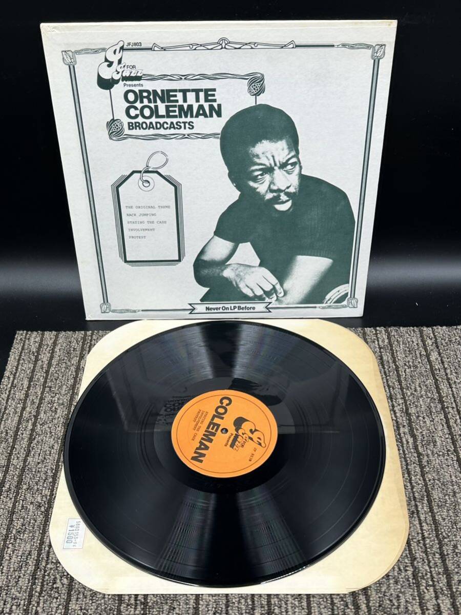 １８６５　レコード　ＬＰ　BROADCASTS　/　ornette coleman 　オーネット・コールマン_画像1