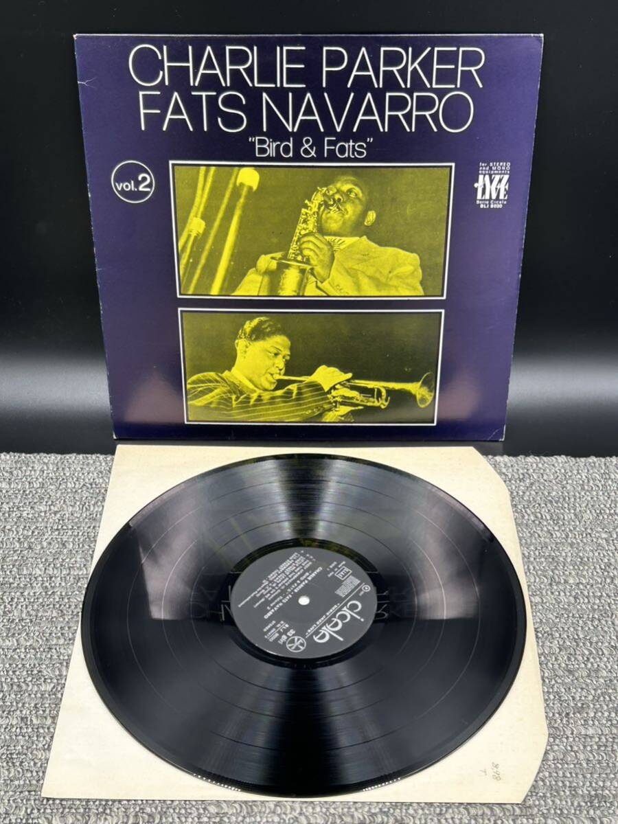 １８８４ レコード ＬＰ チャーリーパーカー Bird&Fatsの画像1