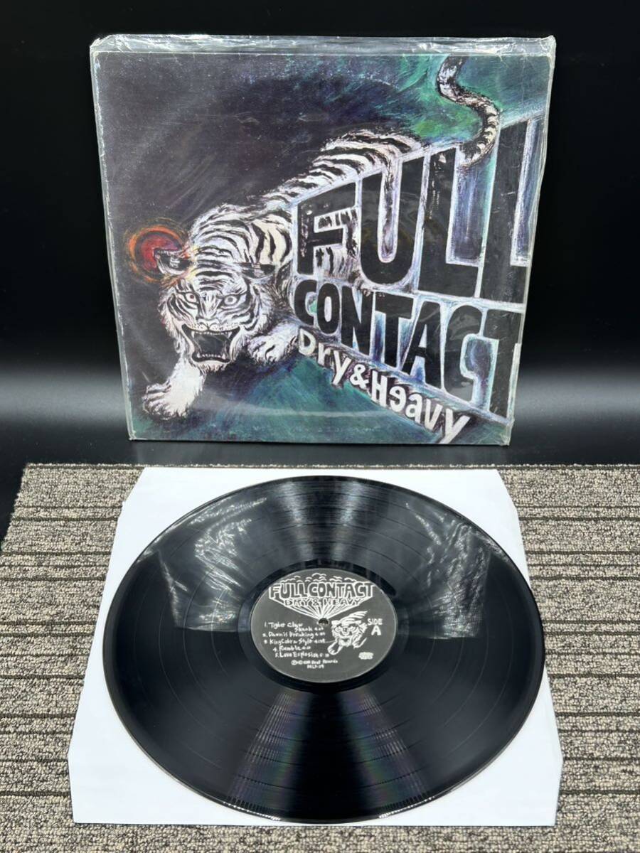 ２１１４ レコード ＬＰ DRY & HEAVY「Full Contact」日本人ルーツロックレゲエバンド名盤!!の画像1