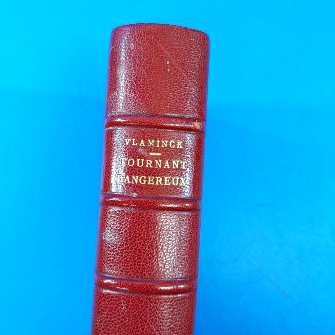 ブラマンク著作本！限25『危ない曲り角 Tournant Dangereux』1929 美しい装幀本です！_画像3