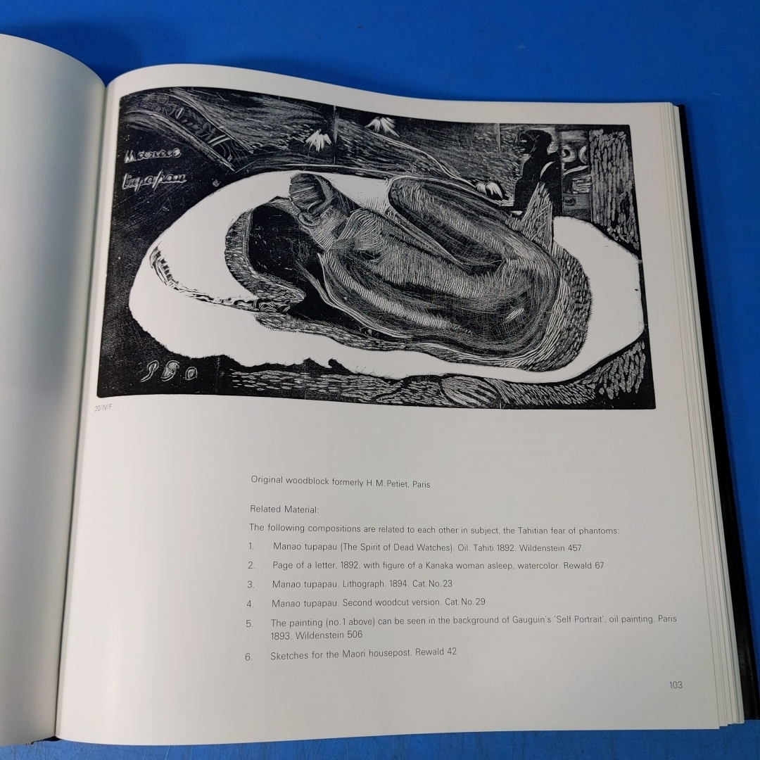 「ポール・ゴーギャン版画カタログ レゾネ Paul Gauguin Catalogue raisonne of his Prints 1988」_画像7
