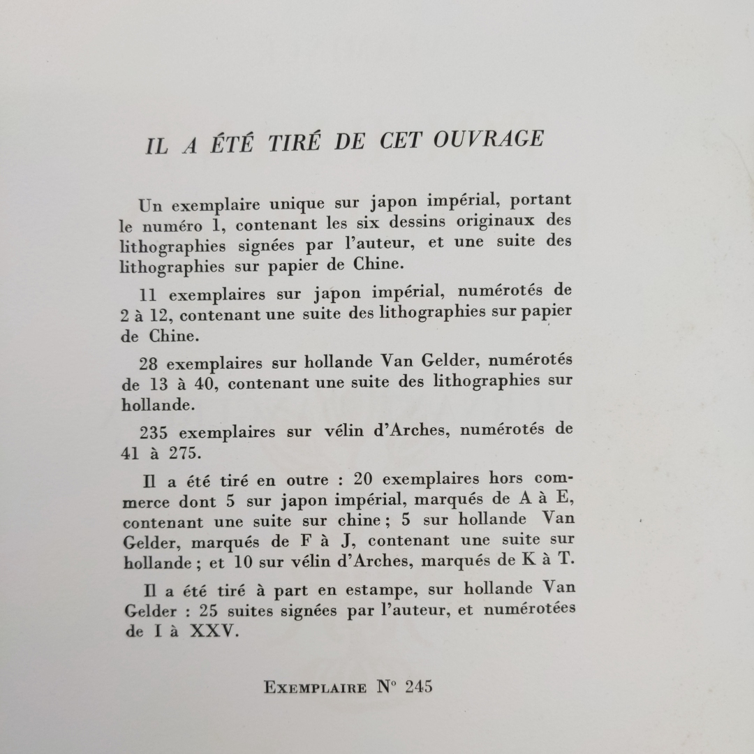 ブラマンクオリジナルリトグラフ6点！限235 1930『危ない曲り角 Tournant Dangereux』_画像3