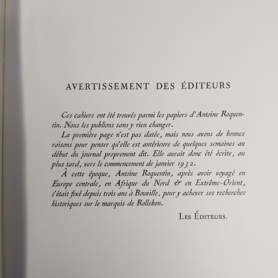 「サルトル『嘔吐 La Nausee』1951」Georges Duhamel 名入本(H.C版？) E.ゴエルグのオリジナルリトグラフによるサルトル肖像画_画像8