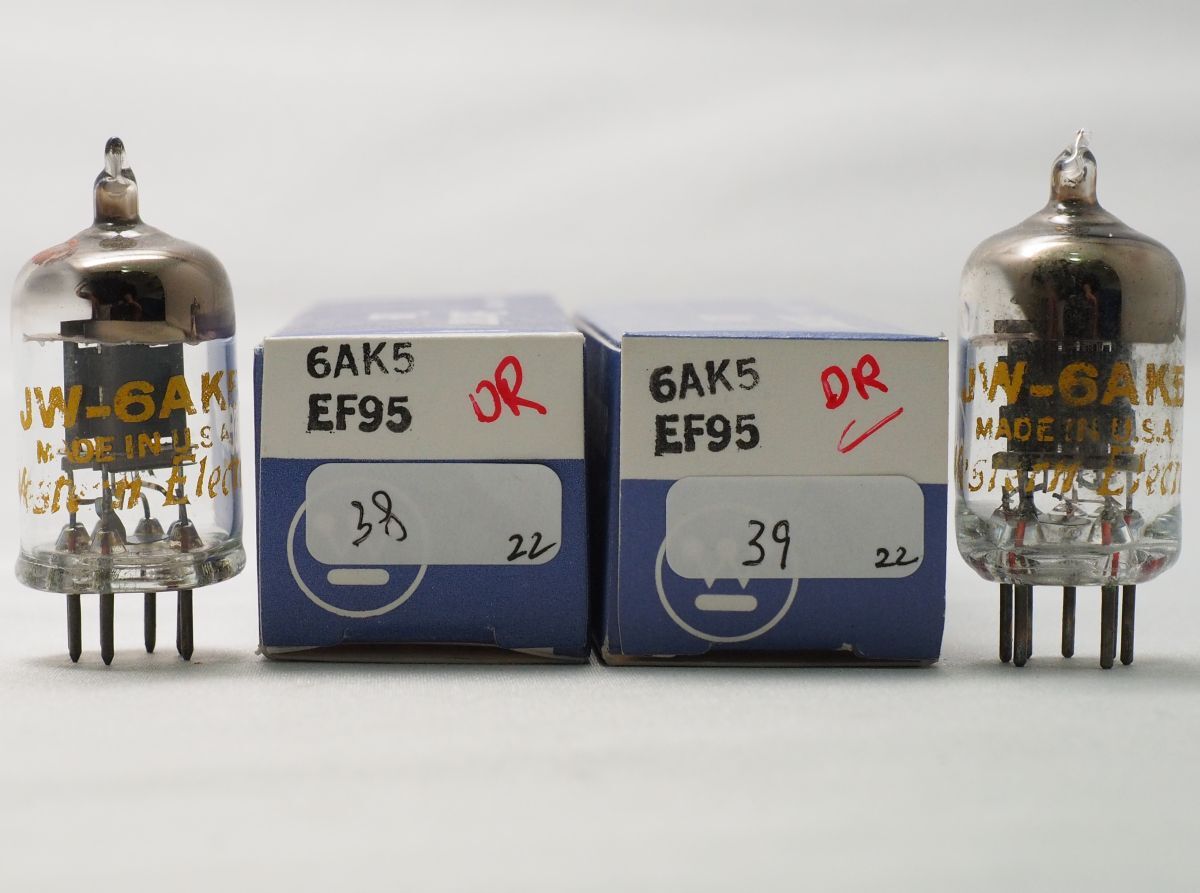 #Western Electric 6AK5/403A (6AK5/6J1/5654 interchangeable ) measurement settled 2 ps 