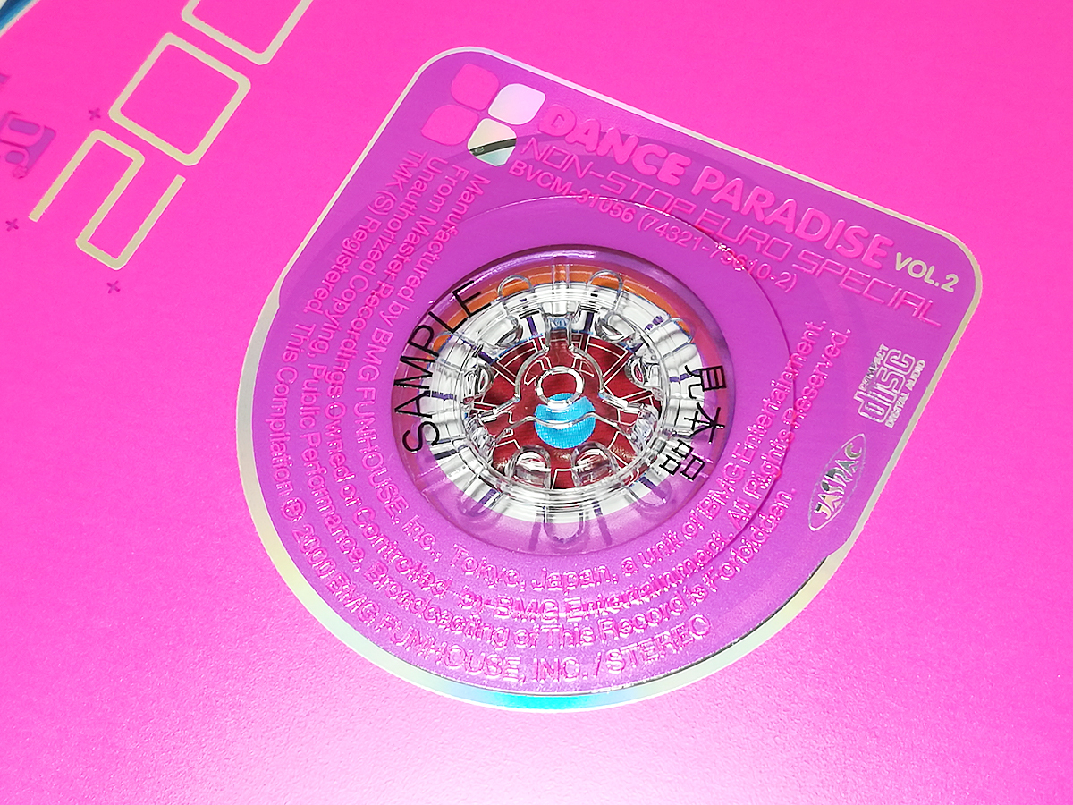 CD｜DANCE PARADISE VOL.2 NON-STOP EURO SPECIAL (見本盤) ダンス・パラダイス ユーロビート_画像5