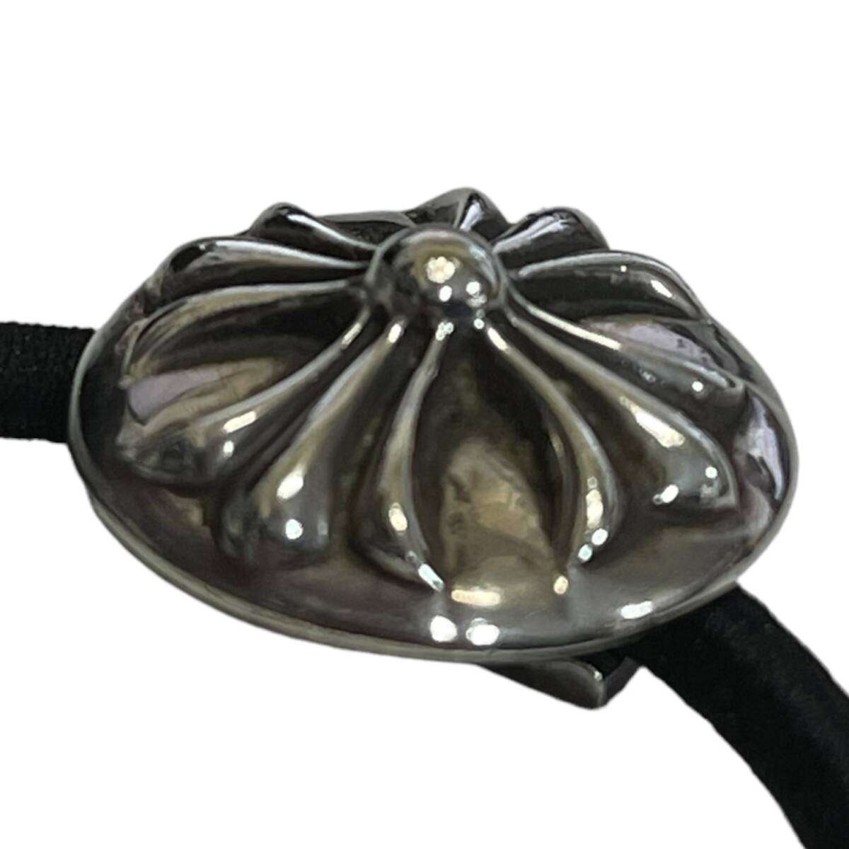 【中古品】 CHROME HEARTS クロムハーツ ヘアゴムクロストップ SV925 クロス付き hiL6151RO_画像4