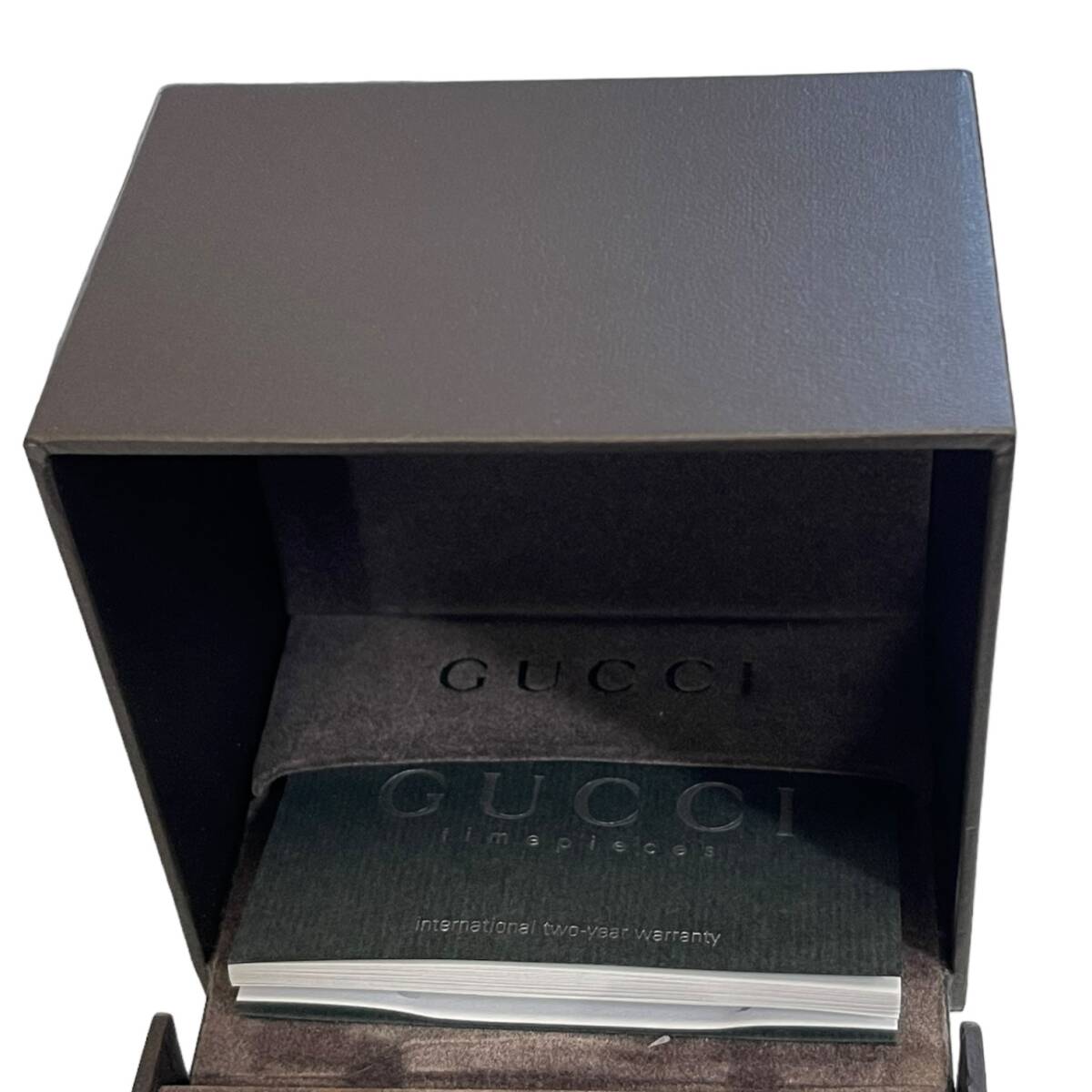 【中古品】GUCCI グッチ 1400L 文字盤ブラック ブレスウォッチ レディース腕時計 クオーツ 箱あり hiL6088RO_画像9