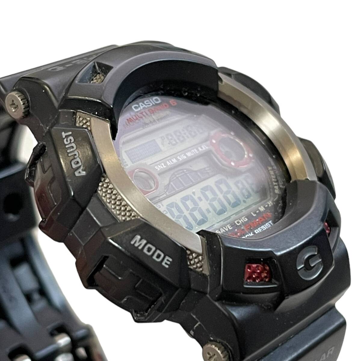 【中古品】CASIO G-SHOCK カシオ GW-9110-1JF ガルフマン タフソーラー 電波受信 電波ソーラー マルチバンド6 チタンパーツ L60762RE_画像4