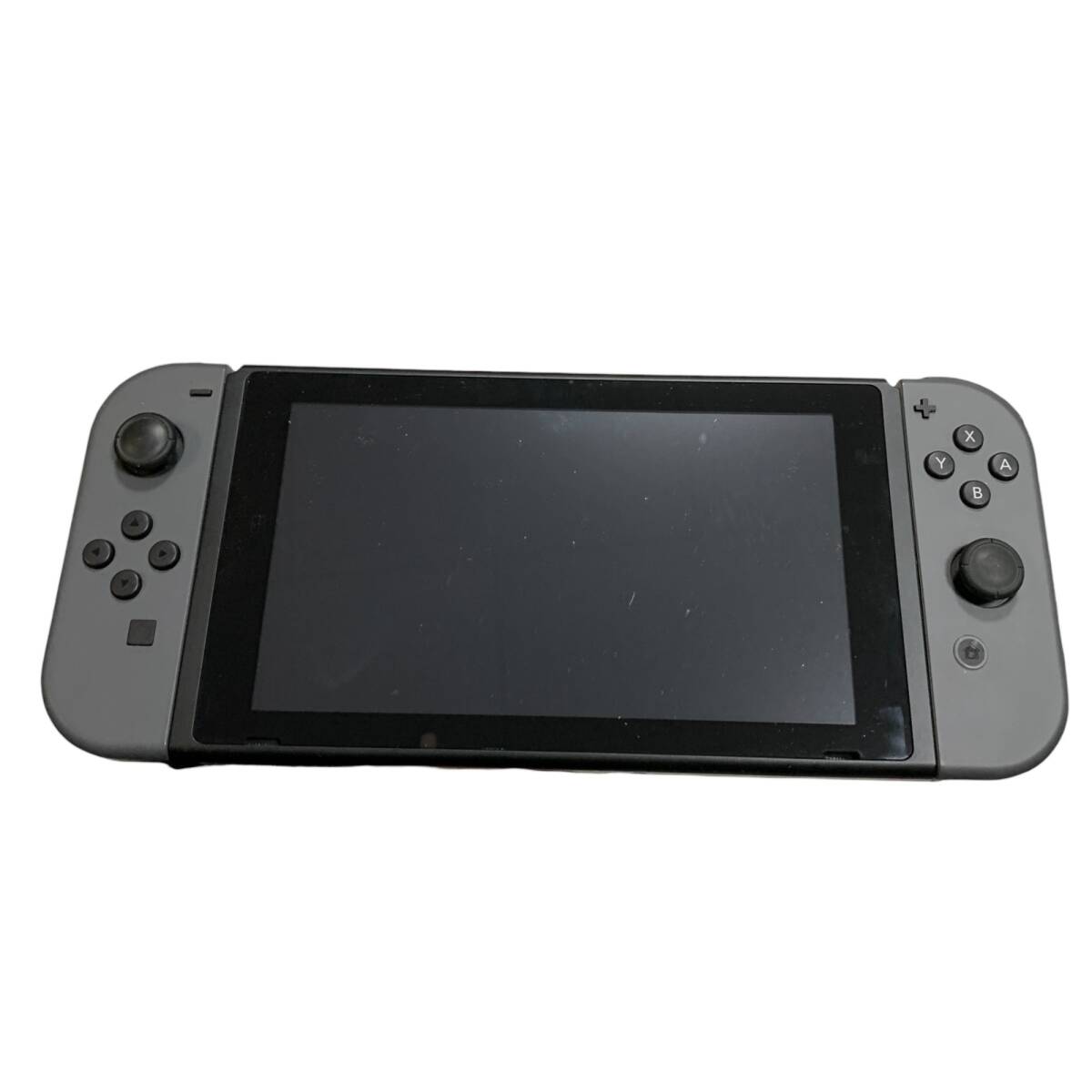 * secondhand goods / the first period . settled * nintendo NINTENDO SWITCH Nintendo switch gray HAD-S-KAAAA(JPN) game machine body scratch dirt have X61456NI
