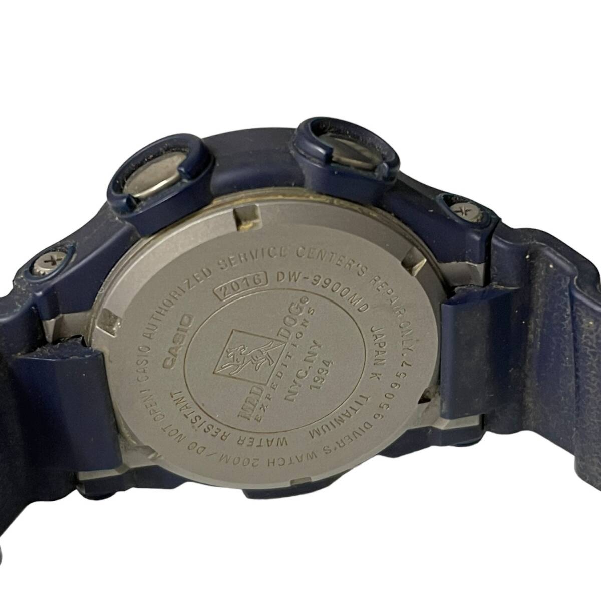【中古品】CASIO G-SHOCK DW-9900MD FROGMAN フロッグマン マッドドッグ 限定 MAD DOG CASIO デジタル メンズ腕時計 本体のみ L61594RD_画像10