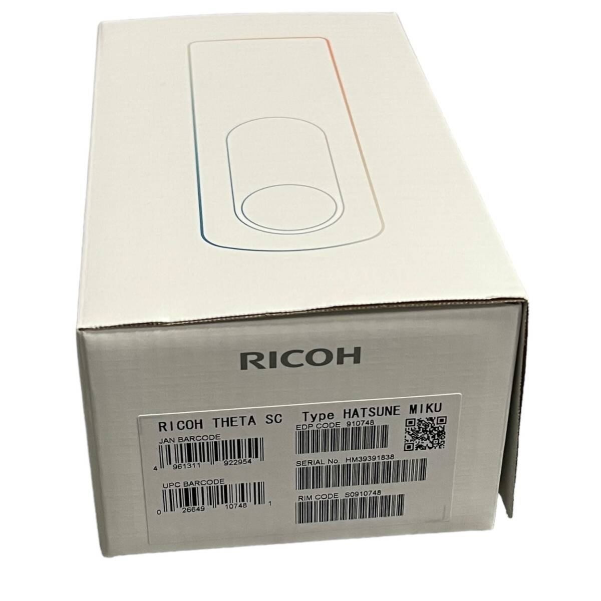 【中古品】RICOH リコー THETA シータ SC タイプ 初音ミク TL-1 レンズキャップセット 限定モデル ミクシータ 360度カメラ L61561RZZの画像7