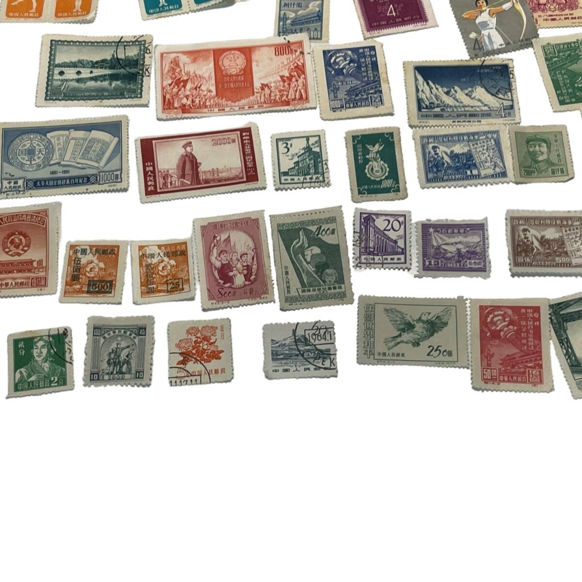 【中古品】中国切手 消印あり 切手まとめ 切手コレクション アジア L59950RL_画像5