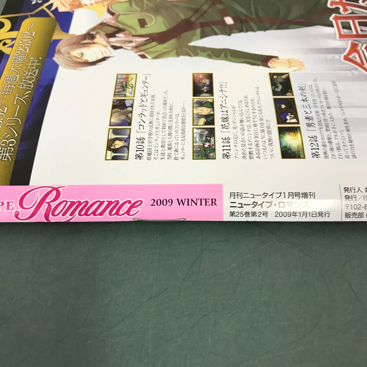 D50-057 ニュータイプ・ロマンス 2009年1月号増刊 付録欠品 角川書店_画像5