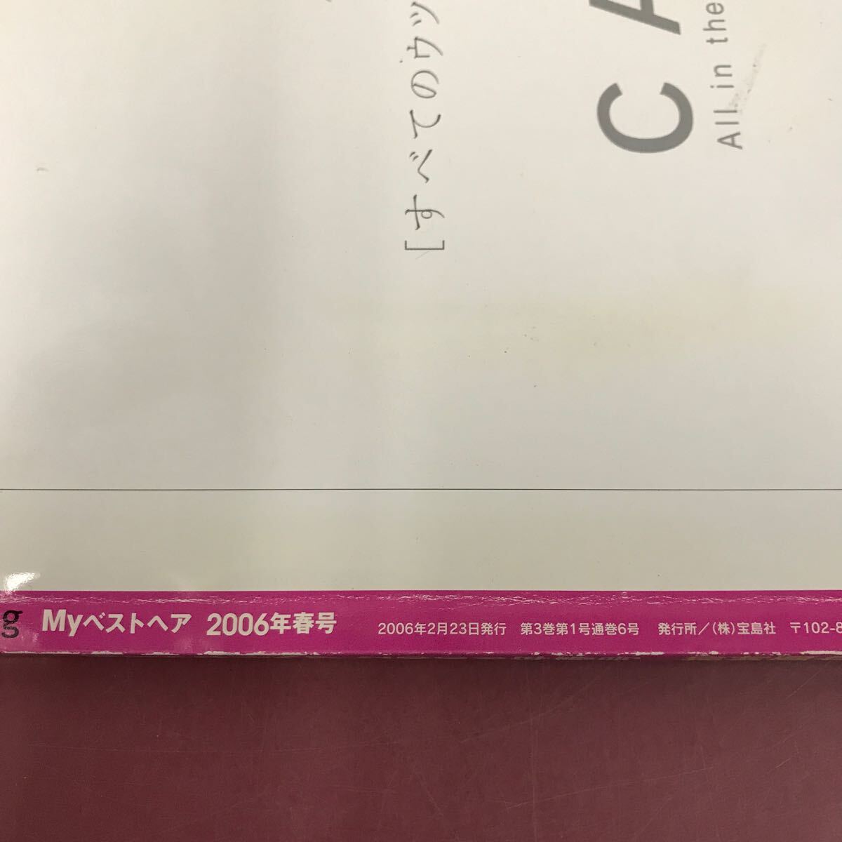 D51-148 Myベストヘア 2006年春号 初対面から好印象！大人可愛い 春の美女ヘア600人 sweet Spring 宝島社 2/23日発行_画像5