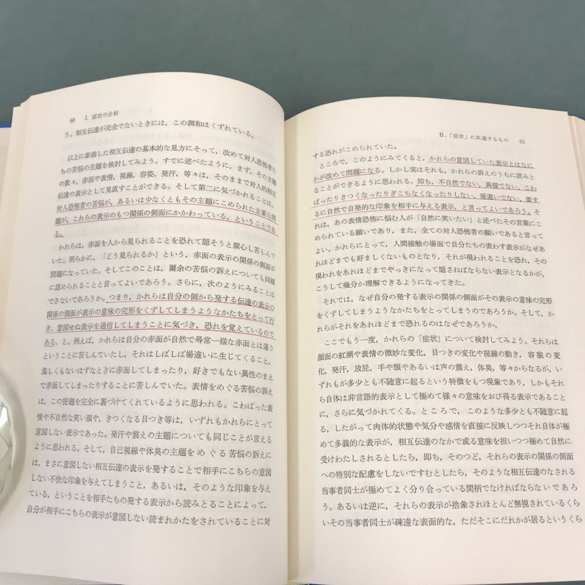 D56-058 対人恐怖 相互伝達の分析 医学博士 高橋 徹 著 医学書院 書き込み有り_画像6